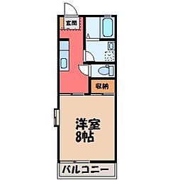 JR東北本線 雀宮駅 バス4分 ジェイコーうつのみや病院下車 徒歩3分 2階/-