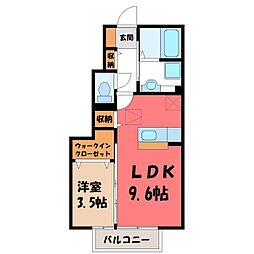 東武宇都宮線 西川田駅 徒歩15分 1階/-