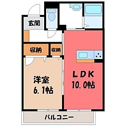 JR東北本線 宇都宮駅 バス23分 鶴田橋下車 徒歩3分