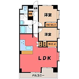 JR東北本線 宇都宮駅 徒歩7分 6階/-