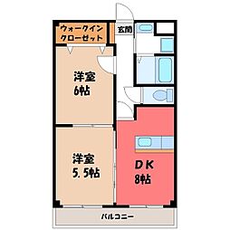東武宇都宮線 東武宇都宮駅 バス11分 栃木医療センター前下車 徒歩2分 2階/-