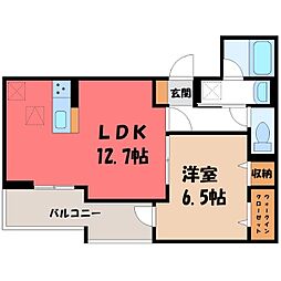 宇都宮芳賀ライトレール線 ゆいの杜東駅 徒歩5分 1階/-