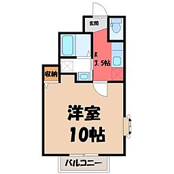 間取図画像 1K