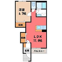 東北本線 氏家駅 徒歩87分