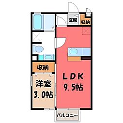 JR東北本線 宇都宮駅 バス15分 川田北口下車 徒歩8分