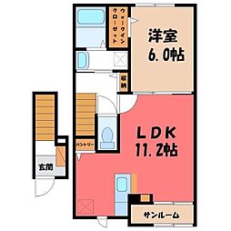 JR東北本線 小山駅 徒歩24分 2階/-
