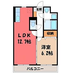 東武宇都宮線 東武宇都宮駅 5.5km 4階/-