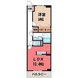 宇都宮芳賀ライトレール線 峰駅 徒歩35分 3階/-