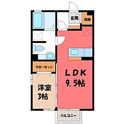 JR東北本線 宇都宮駅 バス11分 ミツトヨ前下車 徒歩4分