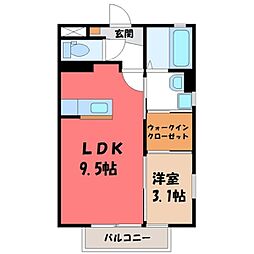 JR東北新幹線 宇都宮駅 バス12分 下栗団地西下車 徒歩8分