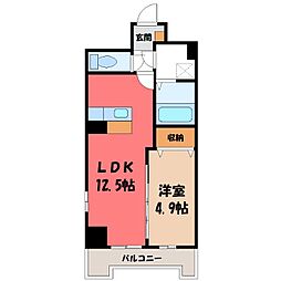 東武宇都宮線 東武宇都宮駅 徒歩7分 2階/-