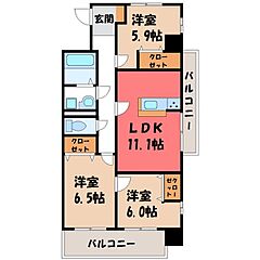 物件の間取り