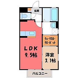 宇都宮芳賀ライトレール線 宇都宮大学陽東キャンパス駅 徒歩23分 2階/-