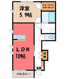 JR東北新幹線 宇都宮駅 バス30分 上戸祭4丁目下車 徒歩4分 1階/-