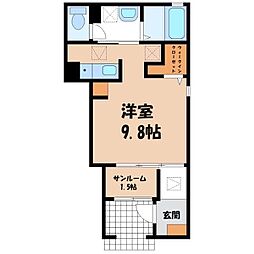 JR東北本線 自治医大駅 徒歩15分 1階/-