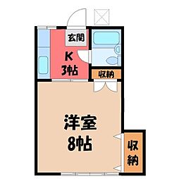 🉐敷金礼金0円！🉐東北本線 宇都宮駅 バス26分 文星大学…