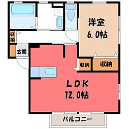 東武日光線 新鹿沼駅 バス7分 下田町南下車 徒歩3分