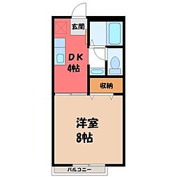 JR東北本線 宇都宮駅 バス14分 下川俣町東下車 徒歩3分 2階/-