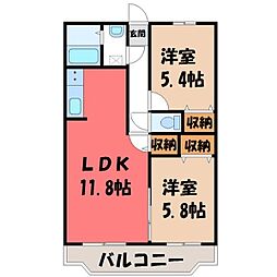東武宇都宮線 東武宇都宮駅 徒歩32分