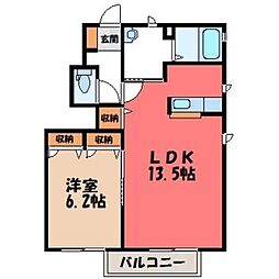 JR東北本線 宇都宮駅 バス15分 鶴田神社前下車 徒歩10分 1階/-