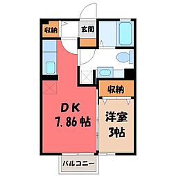 東武宇都宮線 東武宇都宮駅 バス20分 山崎街道入口下車 徒歩6分