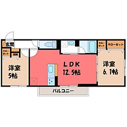 宇都宮芳賀ライトレール線 東宿郷駅 徒歩8分 1階/-