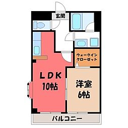 東武宇都宮線 東武宇都宮駅 4.3km
