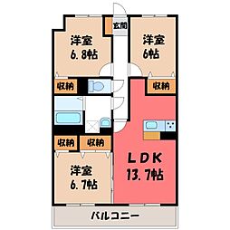 宇都宮芳賀ライトレール線 ゆいの杜中央駅 徒歩9分 1階/-