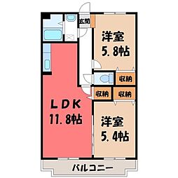 東武宇都宮線 東武宇都宮駅 徒歩32分