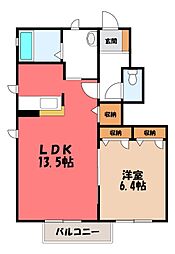 JR東北本線 宇都宮駅 バス14分 仁良塚街道入口下車 徒歩9分 1階/-