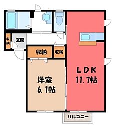 宇都宮芳賀ライトレール線 陽東3丁目駅 徒歩26分 2階/-