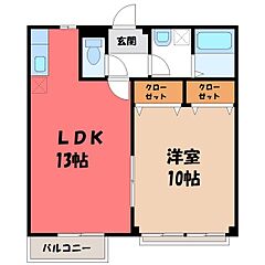 物件の間取り