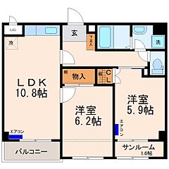 物件の間取り