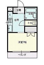 アネックス台新 303 ｜ 福島県郡山市台新1丁目（賃貸アパート1DK・3階・27.40㎡） その3