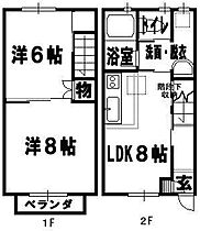 マシココーポ 5 ｜ 福島県郡山市亀田1丁目（賃貸アパート2LDK・1階・53.00㎡） その7