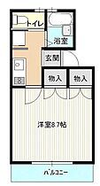 アップル咲田 201 ｜ 福島県郡山市咲田2丁目（賃貸アパート1K・2階・25.70㎡） その2