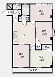 リアルピア京町 4DKの間取図画像