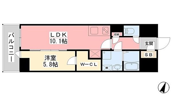 ルミナス勝山東 1202｜愛媛県松山市築山町(賃貸マンション1LDK・12階・42.91㎡)の写真 その2