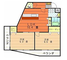 リバーサイドマンション  ｜ 愛媛県東温市牛渕（賃貸マンション2LDK・2階・53.30㎡） その2