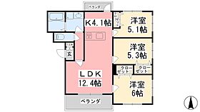 ブライムグッドウェイブV  ｜ 愛媛県松山市北久米町（賃貸マンション3LDK・2階・71.77㎡） その2