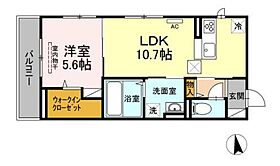 カトレアV  ｜ 愛媛県松山市南久米町（賃貸アパート1LDK・2階・41.95㎡） その2