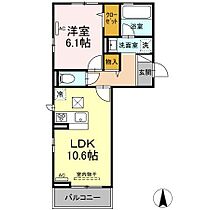 フォレスト和泉　B棟  ｜ 愛媛県松山市和泉南4丁目14-26（賃貸アパート1LDK・2階・42.93㎡） その2