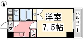 ジョイフル第2祝谷 402 ｜ 愛媛県松山市祝谷6丁目1224-1（賃貸マンション1K・4階・24.65㎡） その2