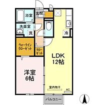 パレットガーデン  ｜ 愛媛県松山市鷹子町（賃貸アパート1LDK・2階・45.04㎡） その2