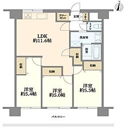 間取図画像 3LDK