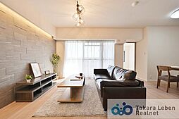 グラン・ドムール南仙台 402 3LDKのリビング/ダイニング