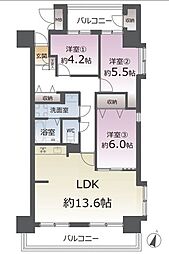 間取図画像 3LDK
