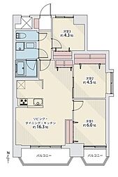 間取図画像 3LDK