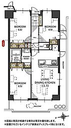 間取図画像 3LDK