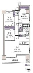 ライオンズマンション定禅寺通 3LDKの間取図画像